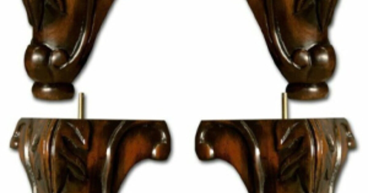 Osborne Wood Carved Feet