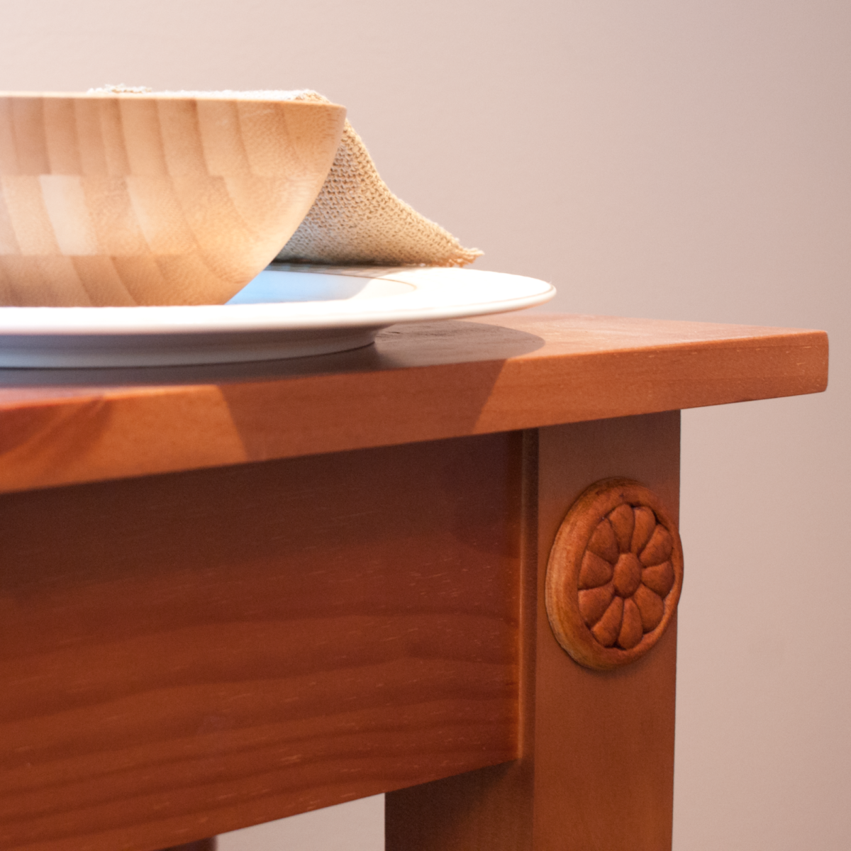 Osborne Wood Carved Wooden Medallions