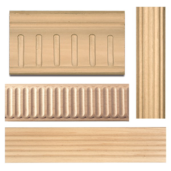 Osborne Wood Reeded and Fluted Collection