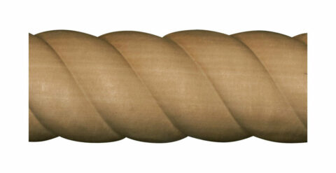 2" Half Round Rope Moulding