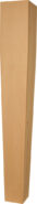 5" 4 Sided Tapered Square Leg