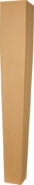 5" 4-Sided Tapered Square Leg