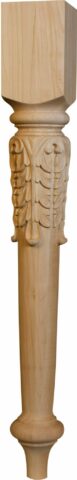 Acanthus Leaf Carved Dining Table Leg