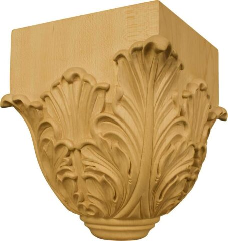 Acanthus Outside Corner Block
