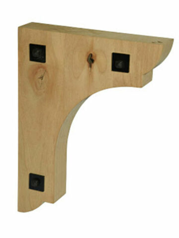 Arts and Crafts Bracket with Metal Squares