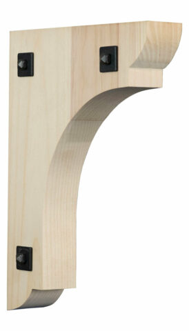 Arts and Crafts Bracket with Metal Squares