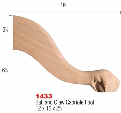 Ball and Claw Cabriole Foot