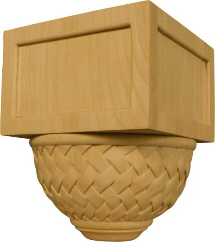 Basketweave Outside Corner Block