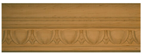 Carved Egg and Dart Crown Moulding