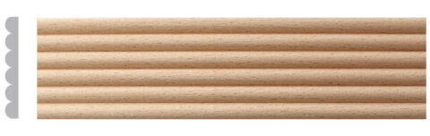 Carved Reed Moulding
