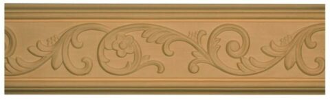 Carved Vine Chair Rail