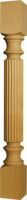 Classic Reeded Island Post