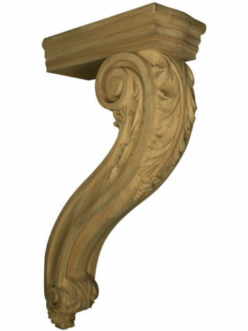 Countertop Height Acanthus Leaf Corbel