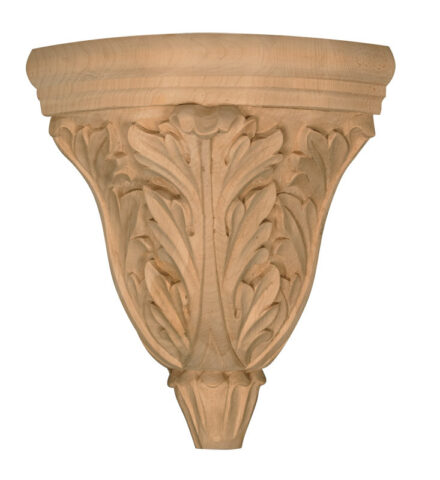 Curved Acanthus Leaf Corbel
