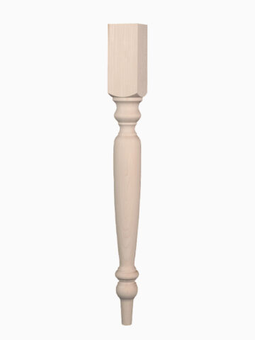 English Dining Table Leg No Ferrule