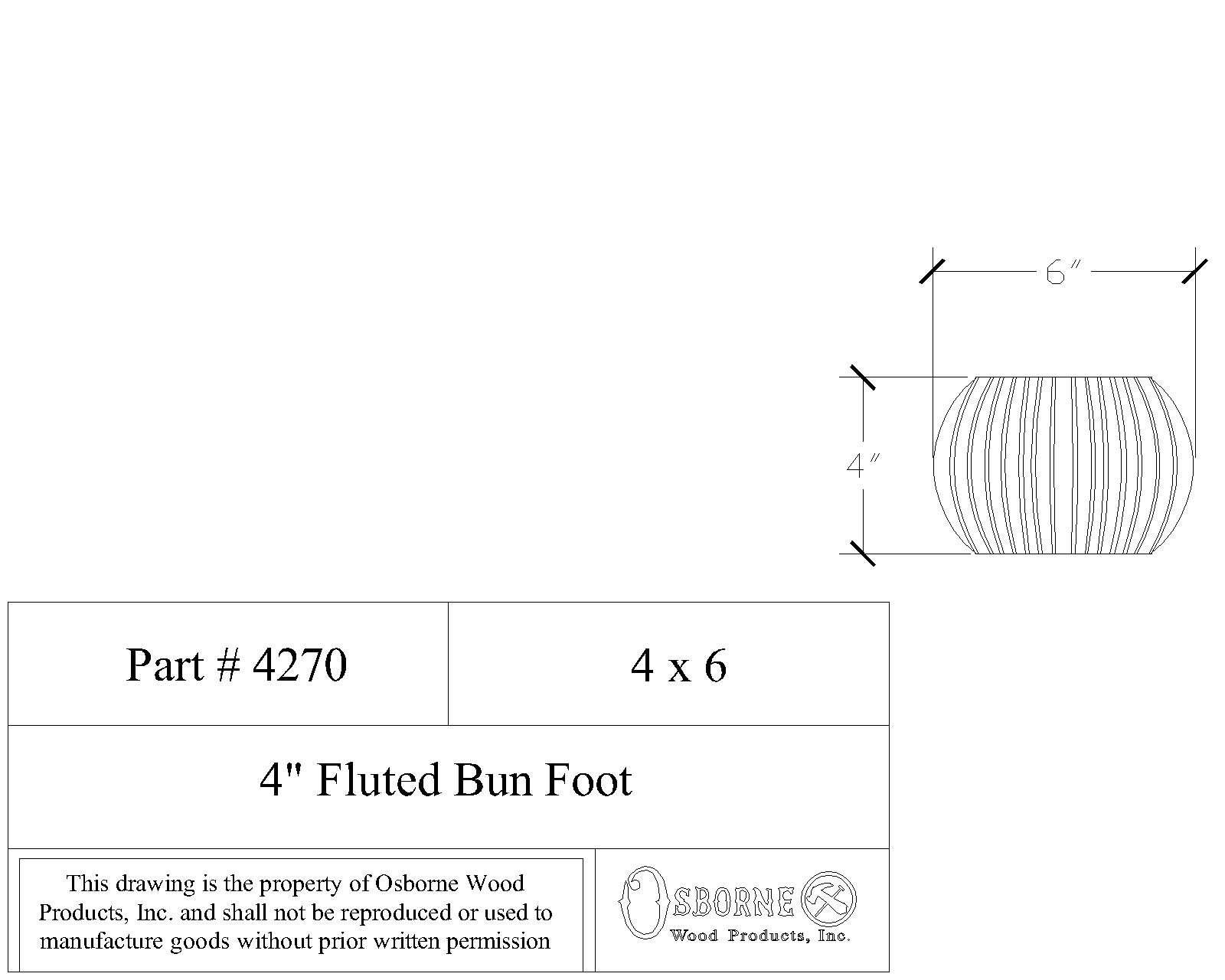 Osborne Wood All Furniture Feet CAD Drawings