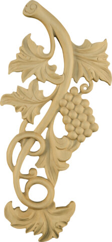 Grape Vine Applique Left