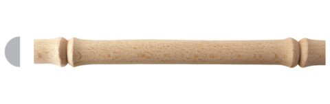 Half Round Turned Bamboo Moulding (34.5" Length)