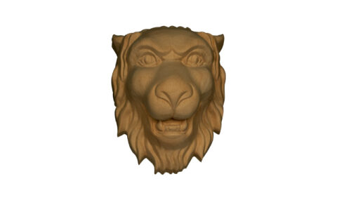 Large Lion Head Onlay