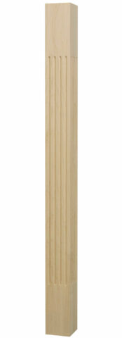 Lassen Contemporary Two Sided Fluted Post