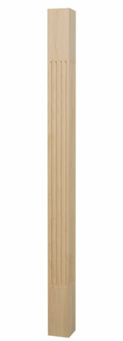 Lassen Contemporary Two Sided Fluted Post
