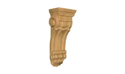 Massive Tivoli Fluted Corbel