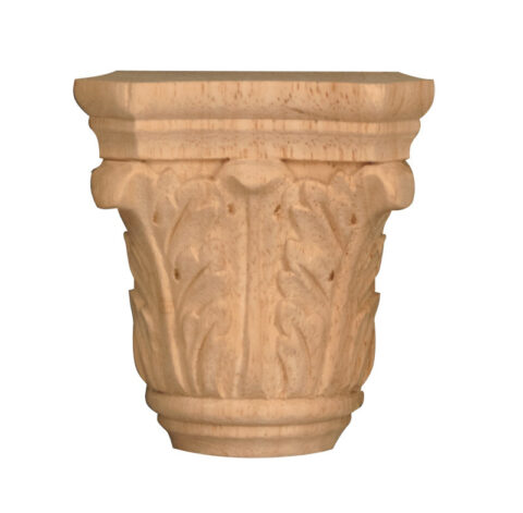 Medium Acanthus Half Round Capital