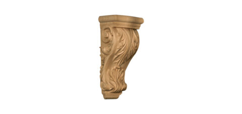 Mid-Sized Carved Acanthus Leaf Corbel