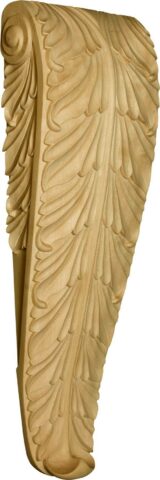 Narrow Acanthus Leaf Corbel