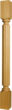 Narrow Fluted Island Leg
