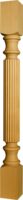 Narrow Reeded Island Post