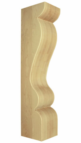 New Orleans Island Height Corbel w/ Beaded Edge