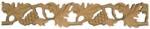 Pierced Grape Moulding