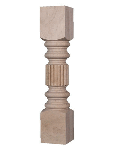 Reeded Bench Leg