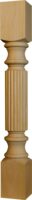 Reeded Dining Table Leg