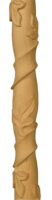 Sm. Vine Half Round Moulding