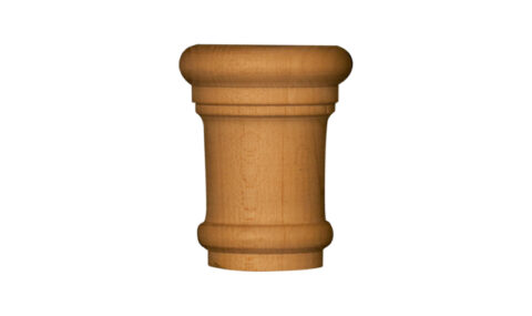 Small Traditional Half Round Capital