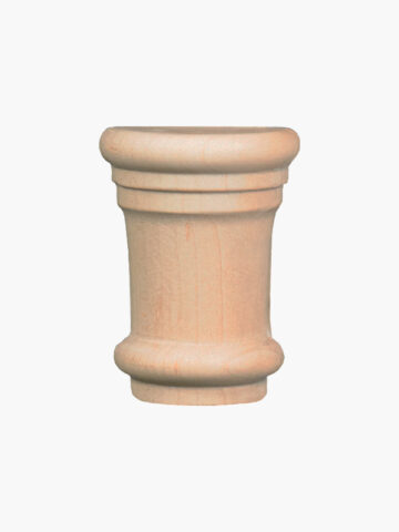 Small Traditional Half Round Capital