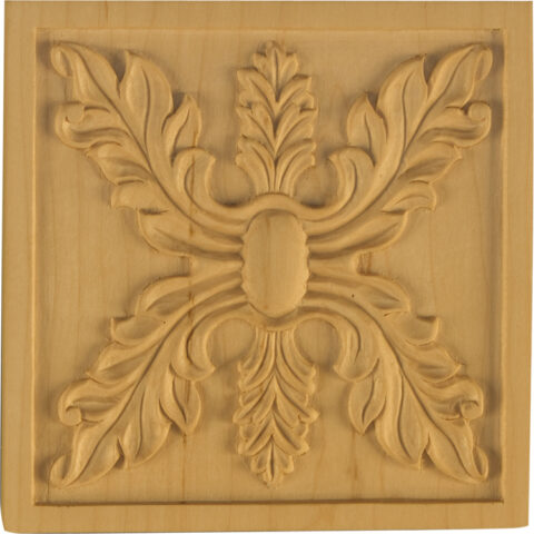 Square Acanthus Applique