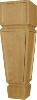 Tapered Mission Coffee Table Leg