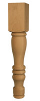Wood Grain Cottage Dining Table Leg