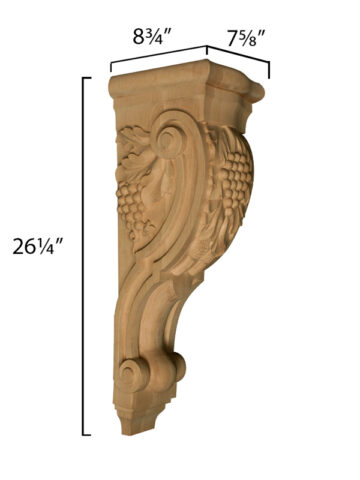 Xtra Large Grape Corbel